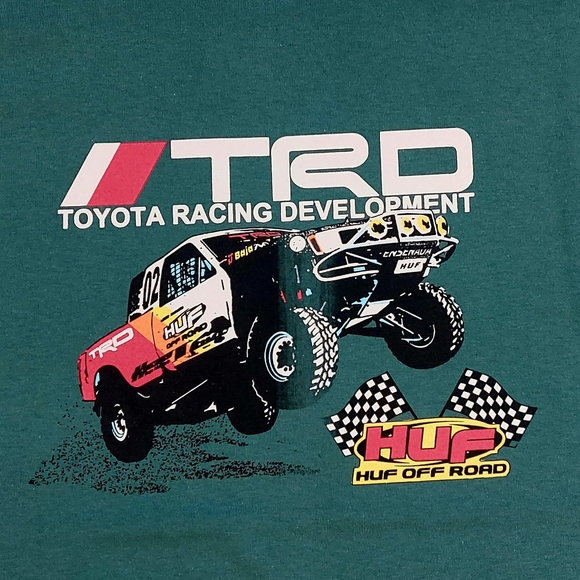 HUF/TRD BAJA TRIPPING LIMETED EDITION T-SHIRT - Picture 2 of 4